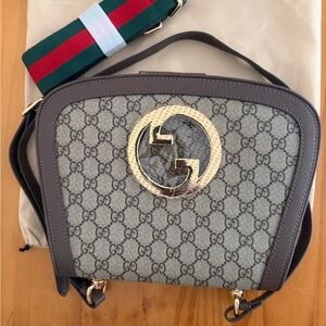 Women Supreme Crossbody Bag with Gold Logo